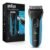 Braun Electric Series 3 Razor with Precision Trimmer, Rechargeable, Wet & Dry Foil Shaver for Men, Blue/Black, 4 Piece | Precision Trimmer, Rechargeable, Wet & Dry, Foil Shaver, 4 Piece