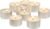 Stonebriar Unscented Long Burning White Tealight Candles, Bulk Pack, 6-7 Hour Burn Time, Smokeless Tealights for Parties, Weddings, Home, 200 Count