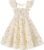 YOUNGER TREE Toddler Girl Dress Kids Sleeveless Ruffle Dresses for Girls Summer Outfits Beach Sundress