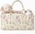 Blissful Diary Floral Diaper Caddy Organizer, Stylish Nursery Storage Basket, Diaper Bag,Gift for Baby Shower, Baby Registry Must Have, Newborn Essentials, Pastoral Daisy