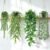 Der Rose 4Pcs Fake Plants Hanging Artificial Ivy Vine Faux Eucalyptus Hanging Plants, Boston Fern, String of Pearls for Living Room Aesthetic Bedroom Boho Kitchen Wall Shelf Indoor Outdoor Decor